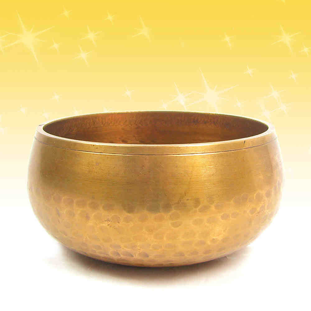 铜颂钵静音碗佛音钵静心瑜伽家用尼泊尔西藏佛音碗铜磬摆件