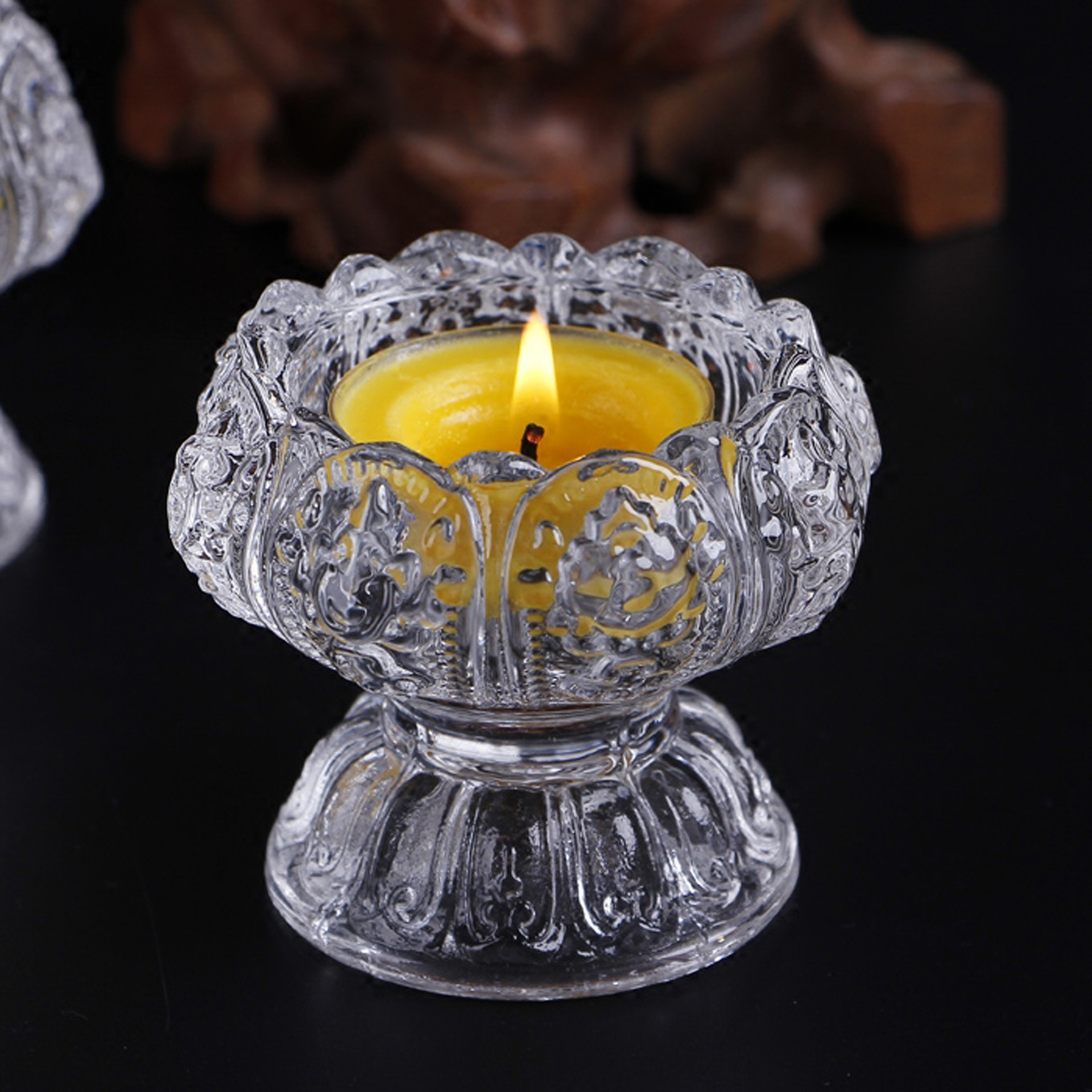 七彩酥油灯灯座