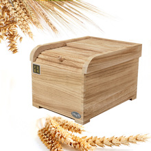 活动批发创意厨房密封木质碳化桐木米箱储米箱防虫防潮保险米箱桶