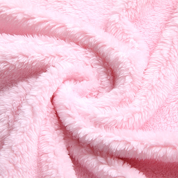 厂家现货单面北极绒家纺家居服染色面料睡衣外套绒布针织面料