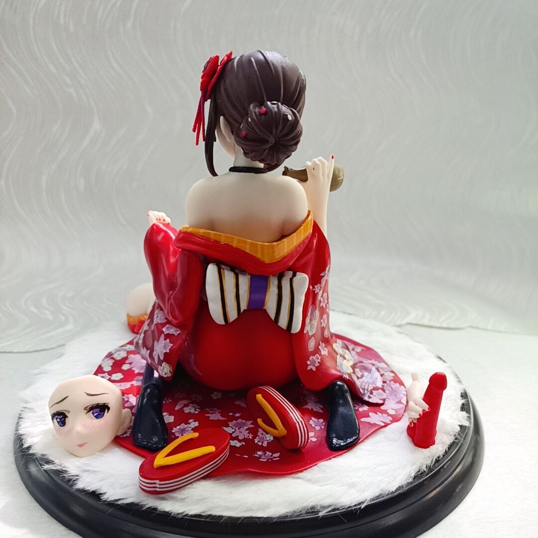 美少女魔太郎 长袖和服 绅士版 跪姿和服 软体可替换盒装手办模型
