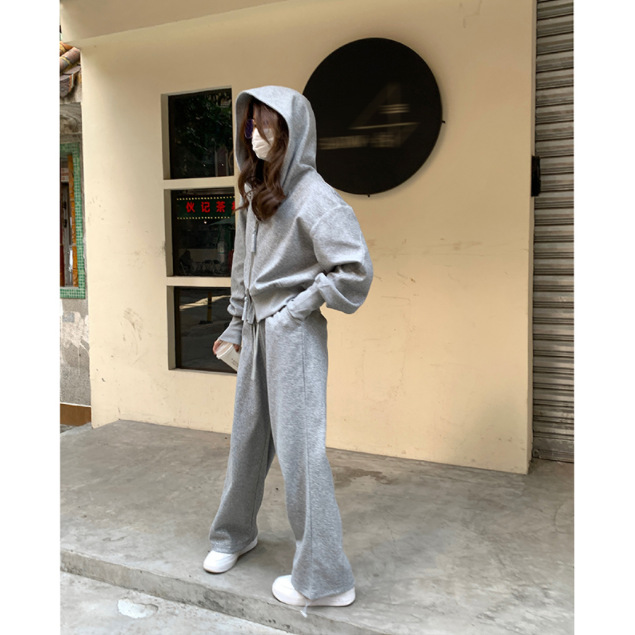 韩国连帽卫衣卫衣套装