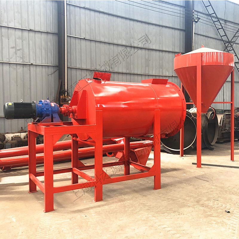 卧式干粉物料搅拌机 腻子粉涂料砂浆物料搅拌机 螺旋上料供料机