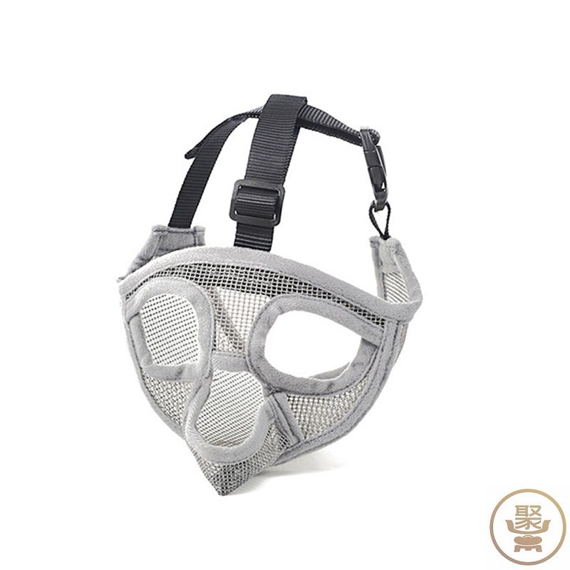 狗狗嘴套防咬防乱吃斗牛犬嘴套法斗面罩京巴哥短嘴狗口罩恶霸嘴套