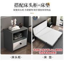 HY实木床现代简约1.8米家用主卧双人床1.2米单人床经济型租房板式