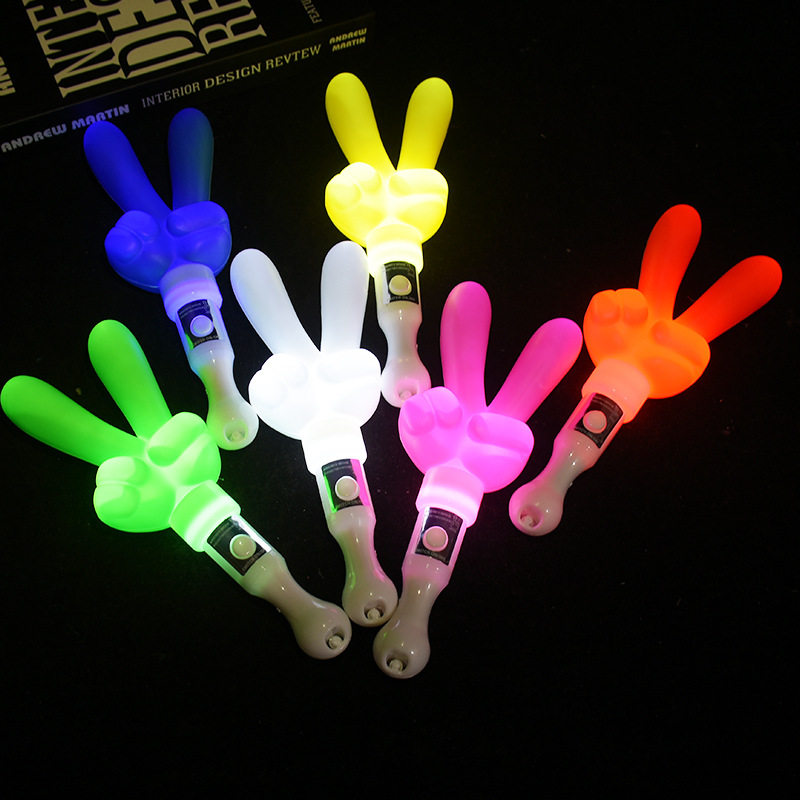 New Light Stick Bar Dance Cheer Support Props Five-Pointed Star Love Glow Stick Toy Concert Gift