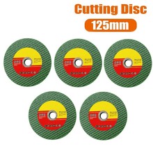 5pcs 125mm Metal Cutting Disc Angle Grinder Stainless Steel