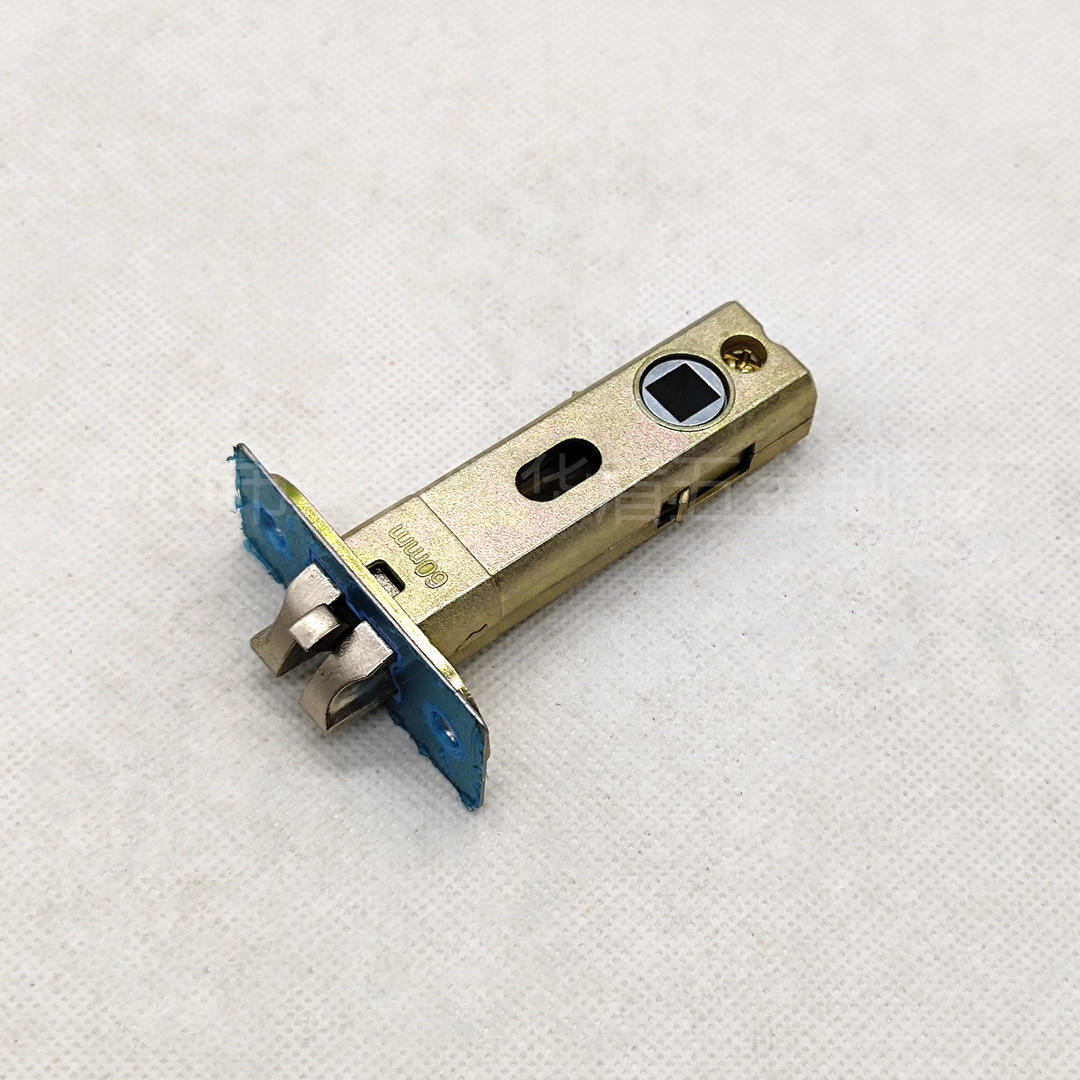 60全锌合金房门单舌  防插单舌锁体 可选用平舌或加宽型衬板