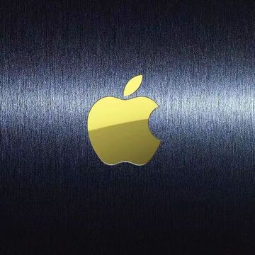 苹果logo手机金属iphone贴纸爆款网红手机壳小众高颜值diy标志贴
