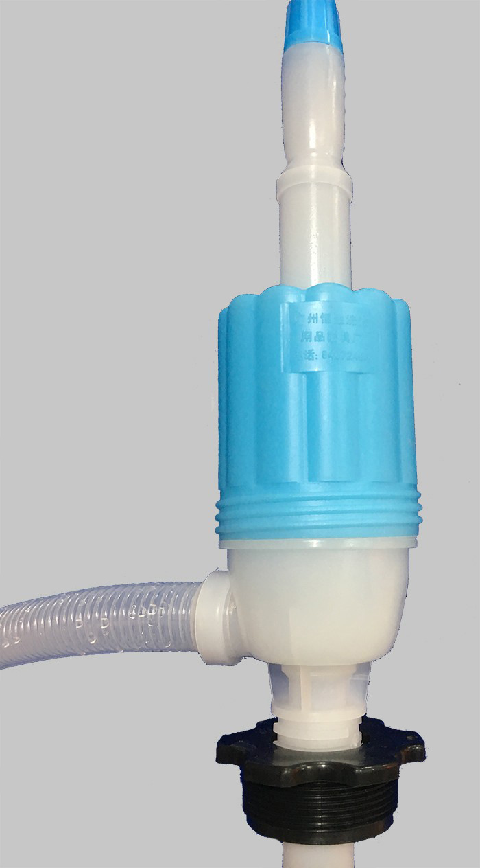 恒生5119手动塑料抽油器200l油泵油抽油管吸油器长软管按压式油抽