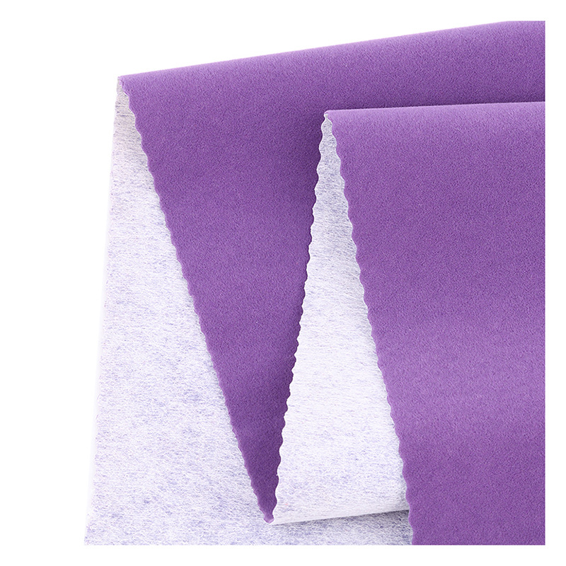 Purple Prompt Goods Spunlace Bottom Plush Health Care Box Flocking Cloth Jewelry Box Lining Adhesive Slitting