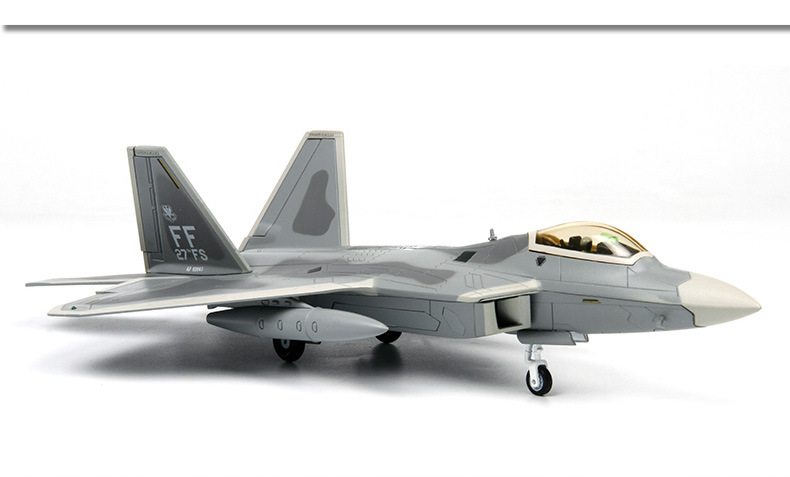 terebo特尔博 f22战斗机模型仿真合金飞机模型摆件 航模模型