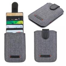 New Anti Rfid Blocking 5 Pull Credit Card Holder Cell Phone