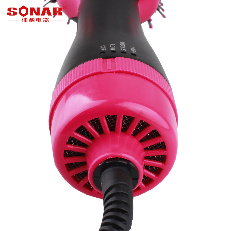 Anti-Scald Large Roll Wave Comb Electric Curly Hair Straight Comb Multifunctional Negative Ion Hair Dryer Hair Curler Hot Air Comb