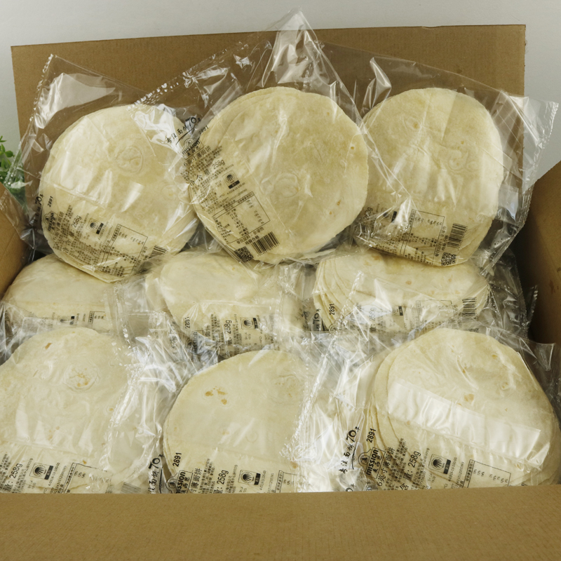麦西恩6英寸薄面饼塔可面饼皮258g*24包整箱 墨西哥鸡肉卷春卷皮