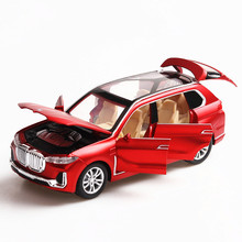 1(盒装）新能源x7合金车模声光回力小汽车模型玩具速卖通商超热卖