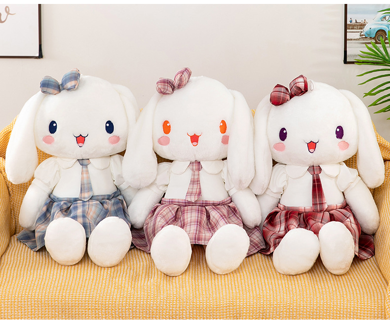 玉桂狗毛绒玩具公仔jk服饰睡觉抱枕可爱娃娃玩偶外贸跨境动漫卡通