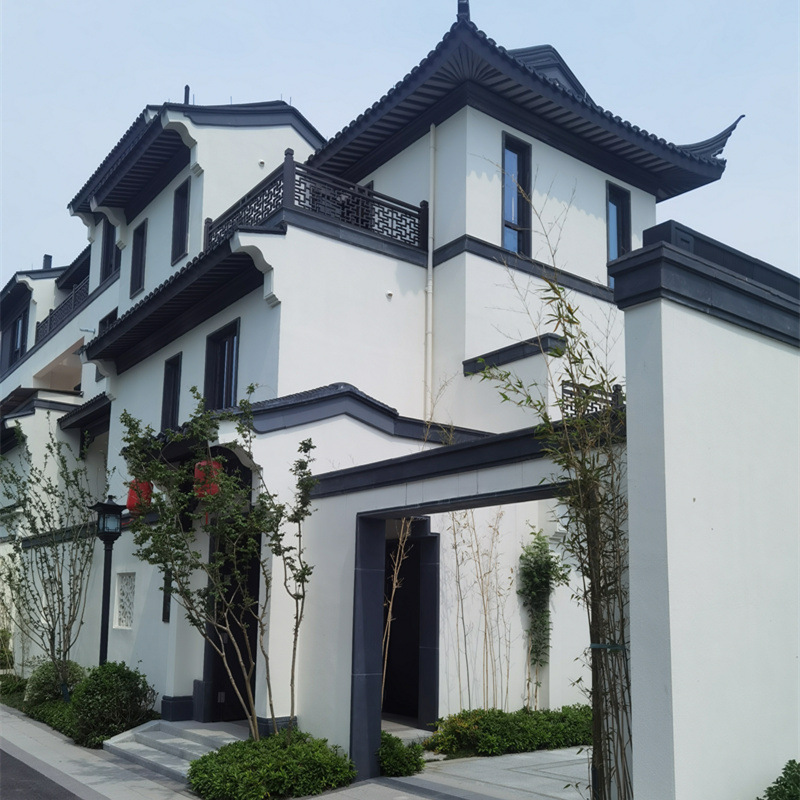 中式苏派古建筑四合院寺院庙 园林别墅铝合金仿古门窗65-135系列