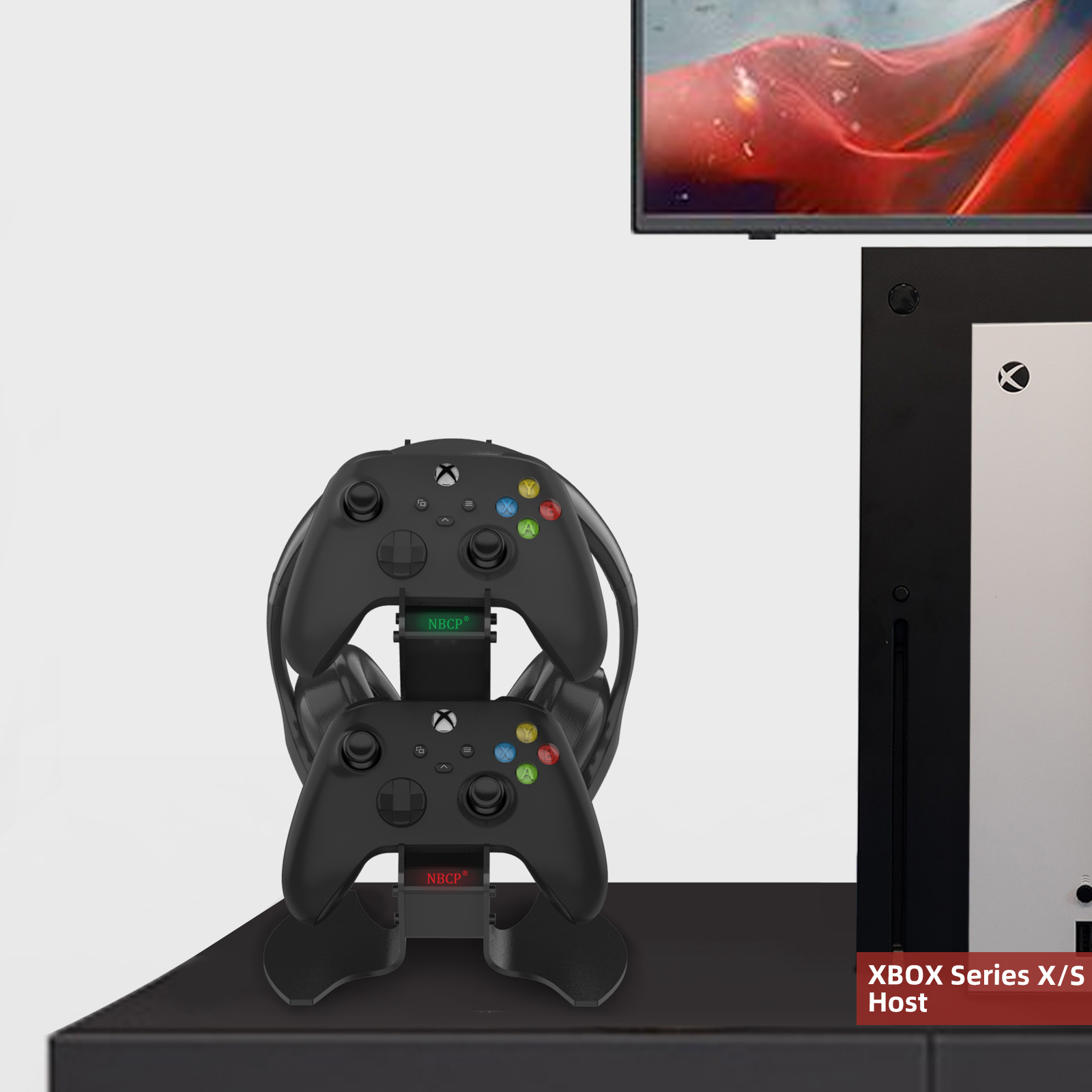 游戏手柄支架耳机支架手柄充电支架二合一适用xboxone xboxseries