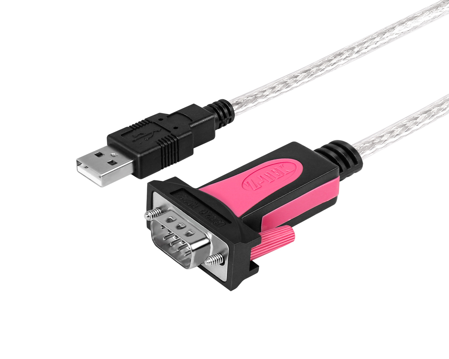 z-tek力特usb转串口线rs232c公头db9针转com工业ztek转换器ze697