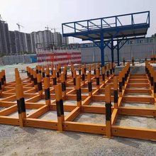 钢筋堆放架建筑工地材料堆放架支架标准化钢筋堆放平台