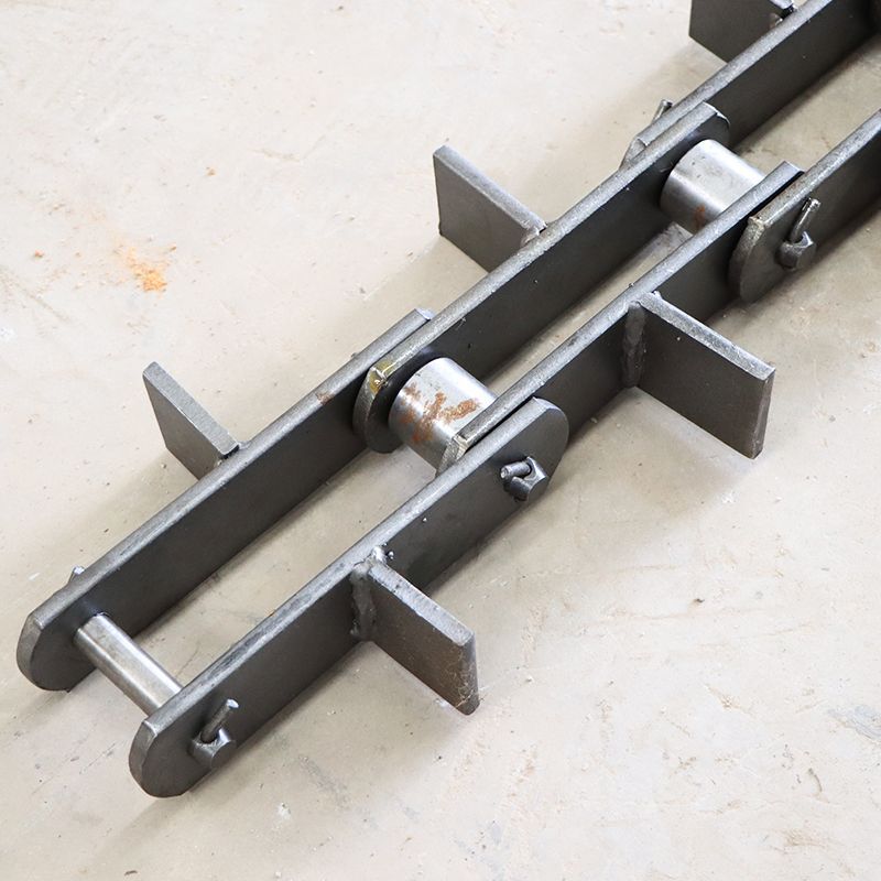 斗式提升机板式链条工业输送碳钢板链ne系列刮板输送机链条