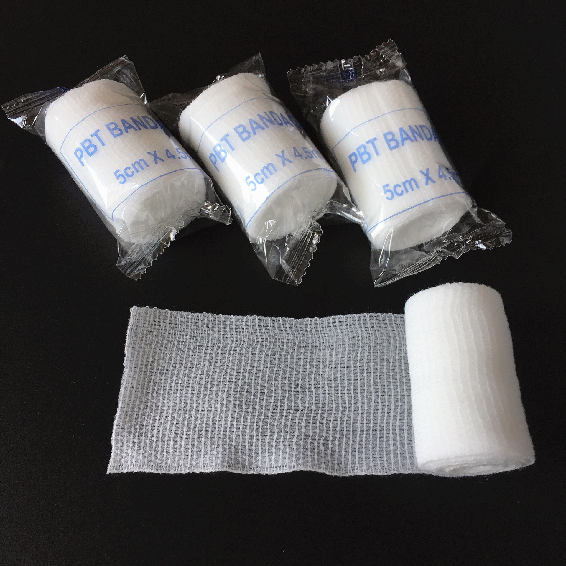批发弹性绷带/pbt弹性绷带5*4.5cm 绷带伤口包扎骨折急救配件