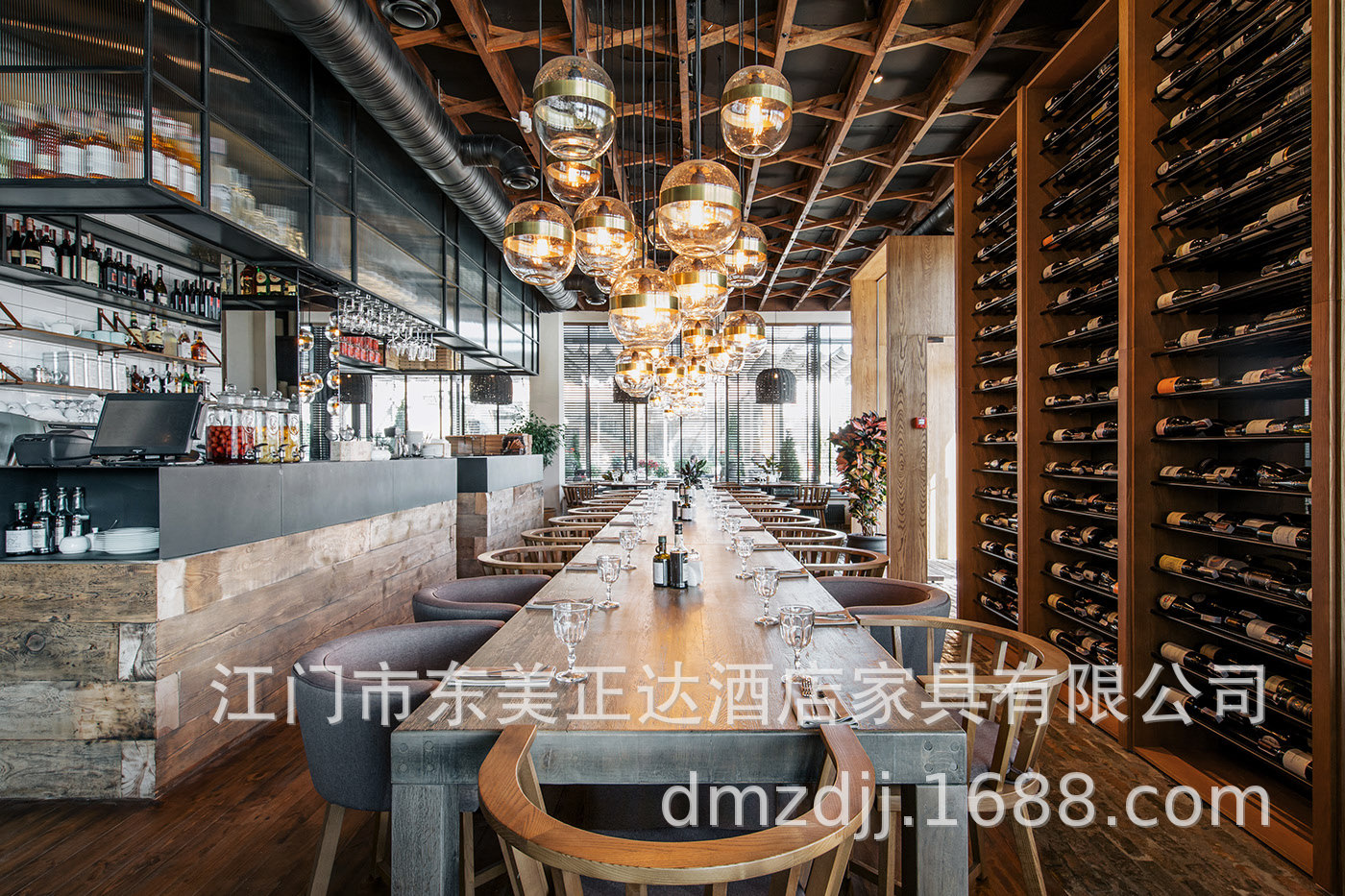 成套餐桌椅 样板房家具 别墅家具 会所家具 酒店活动家具