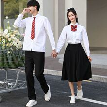 WZXSK毕业照班服套装jk制服表演大合唱高中夏季演出服运动会初中