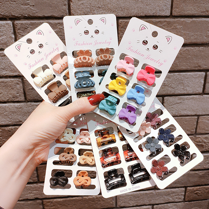 Barrettes Head Clip Side Small Hairpin Hair Clip Girl Headdress Shredded Hair Bangs Clip Hair Accessories Mini Claw Clip