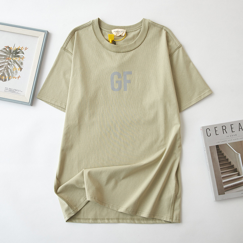 fog主线九方联名富贵gf反光慈善高街男女fear of god宽松复线短袖