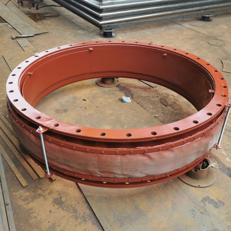 圆形非金属织物膨胀节 电厂烟风道矩形耐高温非金属蒙皮补偿器