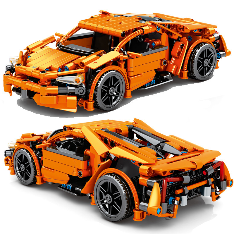 s牌8157来肯回力跑车8158男孩兼容乐高拼装积木培训机构礼物奖品