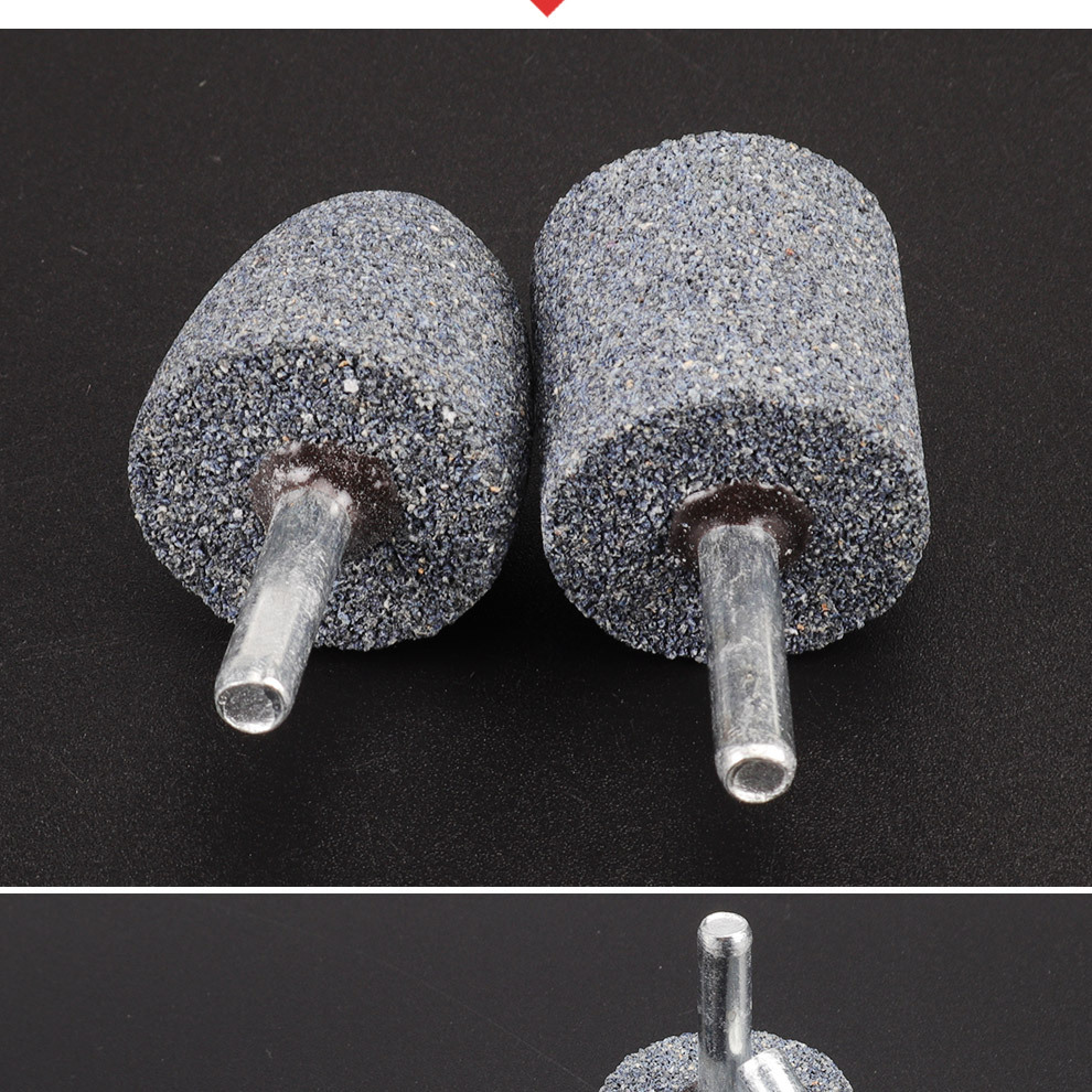 锥形棕刚玉 带柄砂轮磨头 电动磨头 电磨头 砂磨头 尖头圆柱t型