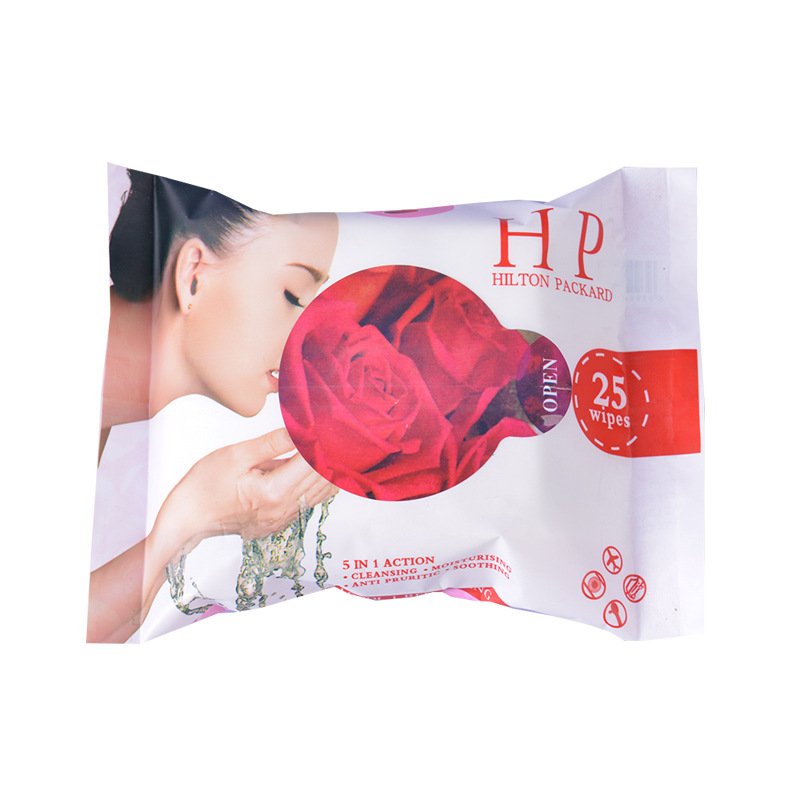 Wet Wipes Factory Direct Sales Foreign Trade Export 25 Hp Ladies Neutrogena Cleansing Towelettes Foreign Trade Export Beauty Wipe