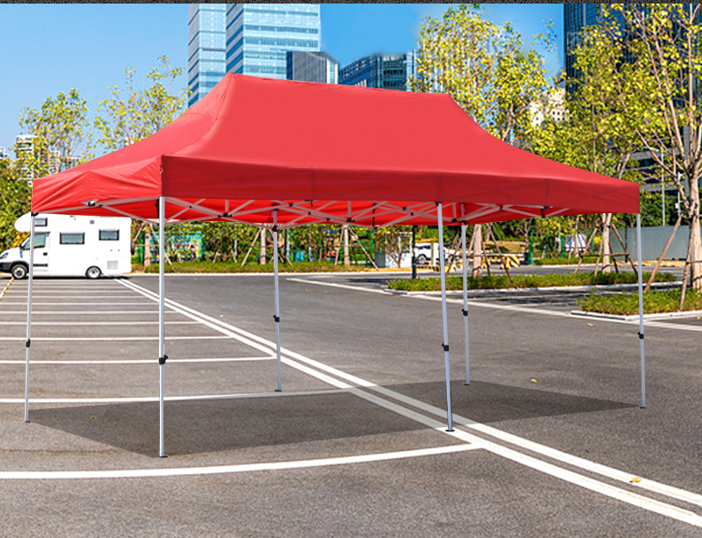 户外广告帐篷遮阳棚折叠伸缩帐篷伞摆摊四脚伞帐篷大伞停车棚印字