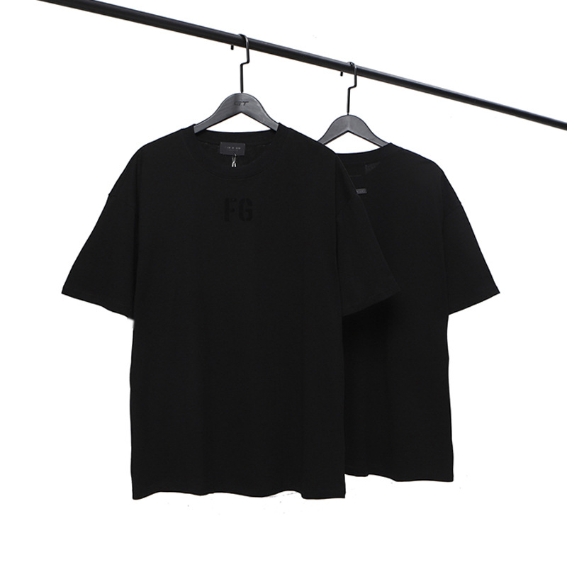 fog fear of god第七季主线fog高街fg富贵植绒短袖休闲潮牌t恤男