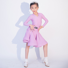 GTY2023黑池拉丁舞比赛服女儿童新款专业国标规定比赛演出服