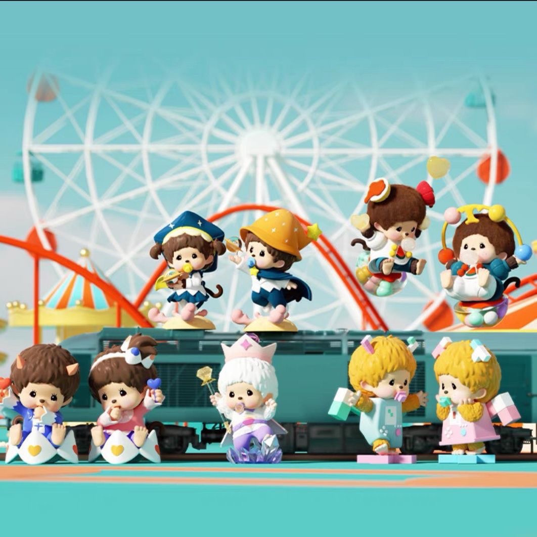 萌奇萌趣趣寻觅时光系列盲盒蒙奇奇公仔玩偶潮玩手办摆件正版pvc