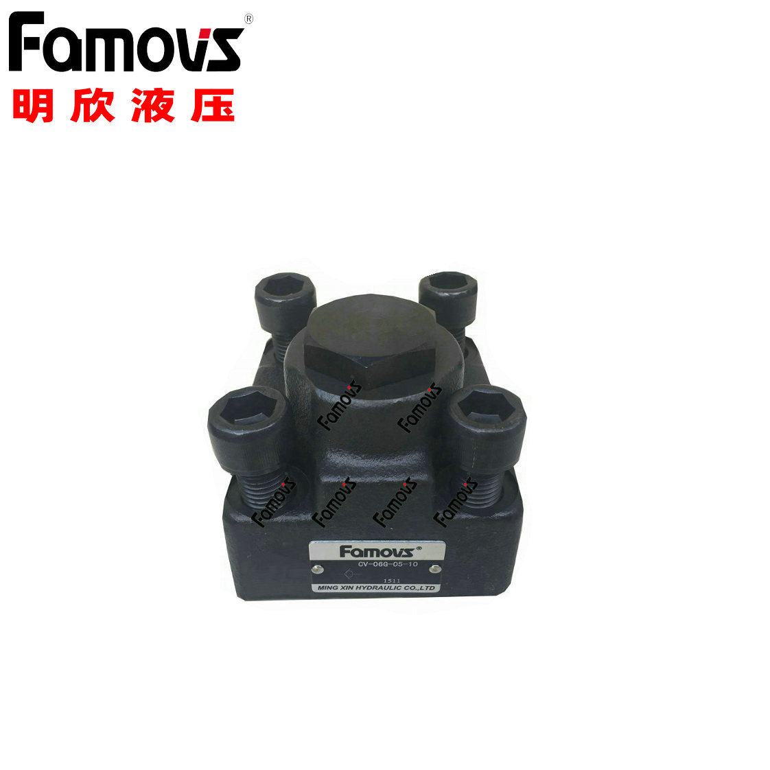 CV-03G-30-10台湾 Famovs直角单向阀 非ISO标准止回阀 板式单向阀