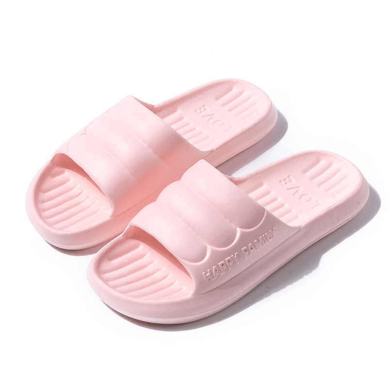 Women's Slip-on Slippers 2023 Summer Soft Bottom Household Couple Bathroom Slippers Home Wholesale