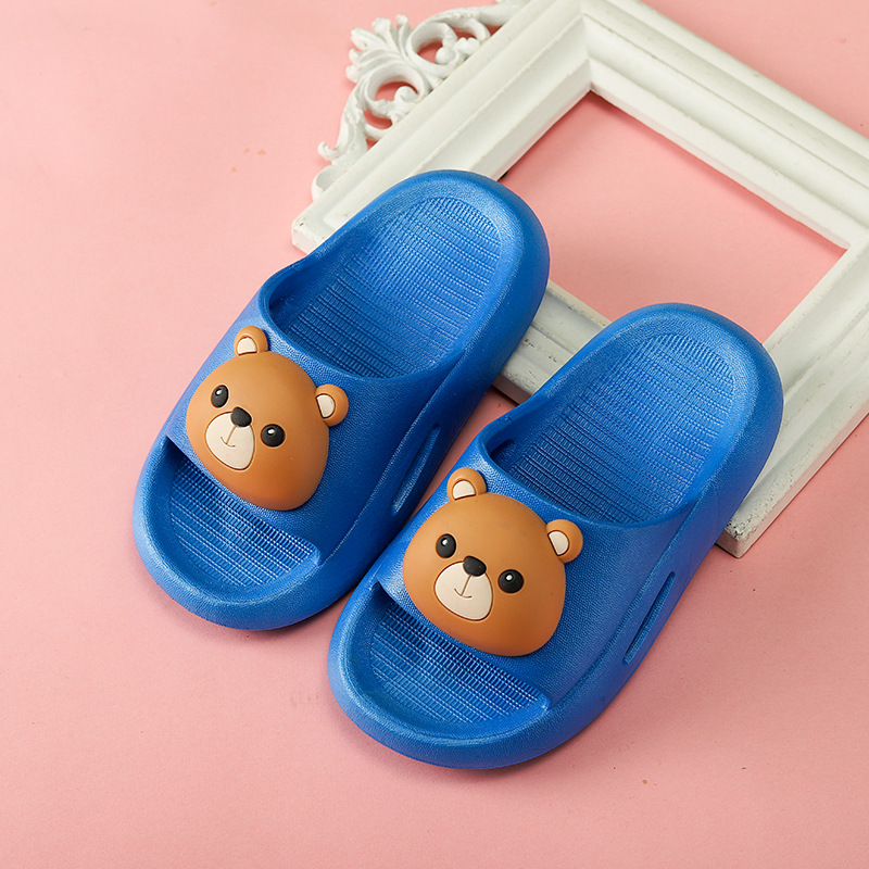 New Rabbit Children's Slippers Spring and Summer Cartoon Soft Bottom Girl Sandals Home Bathroom Female and Male Baby Shoes Wholesale