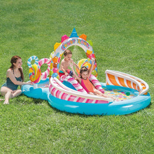 美国INTEX57149 糖果乐园八字形公园水池 充气 儿童游泳池浴