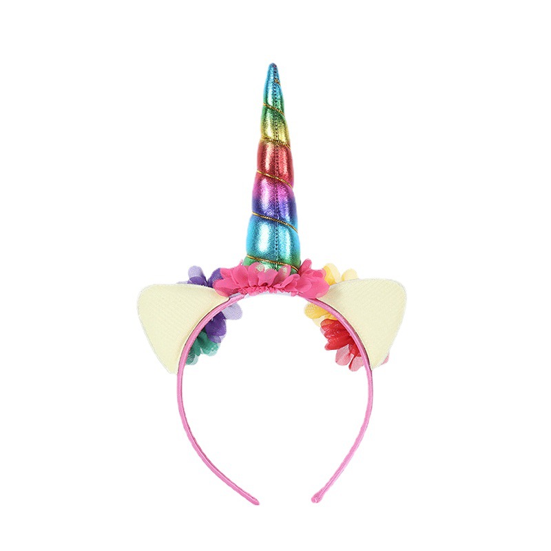 Children's Unicorn Headband Accessories Cute Exquisite Party Dress up Headwear Birthday Event Carnival Accessories Wholesale