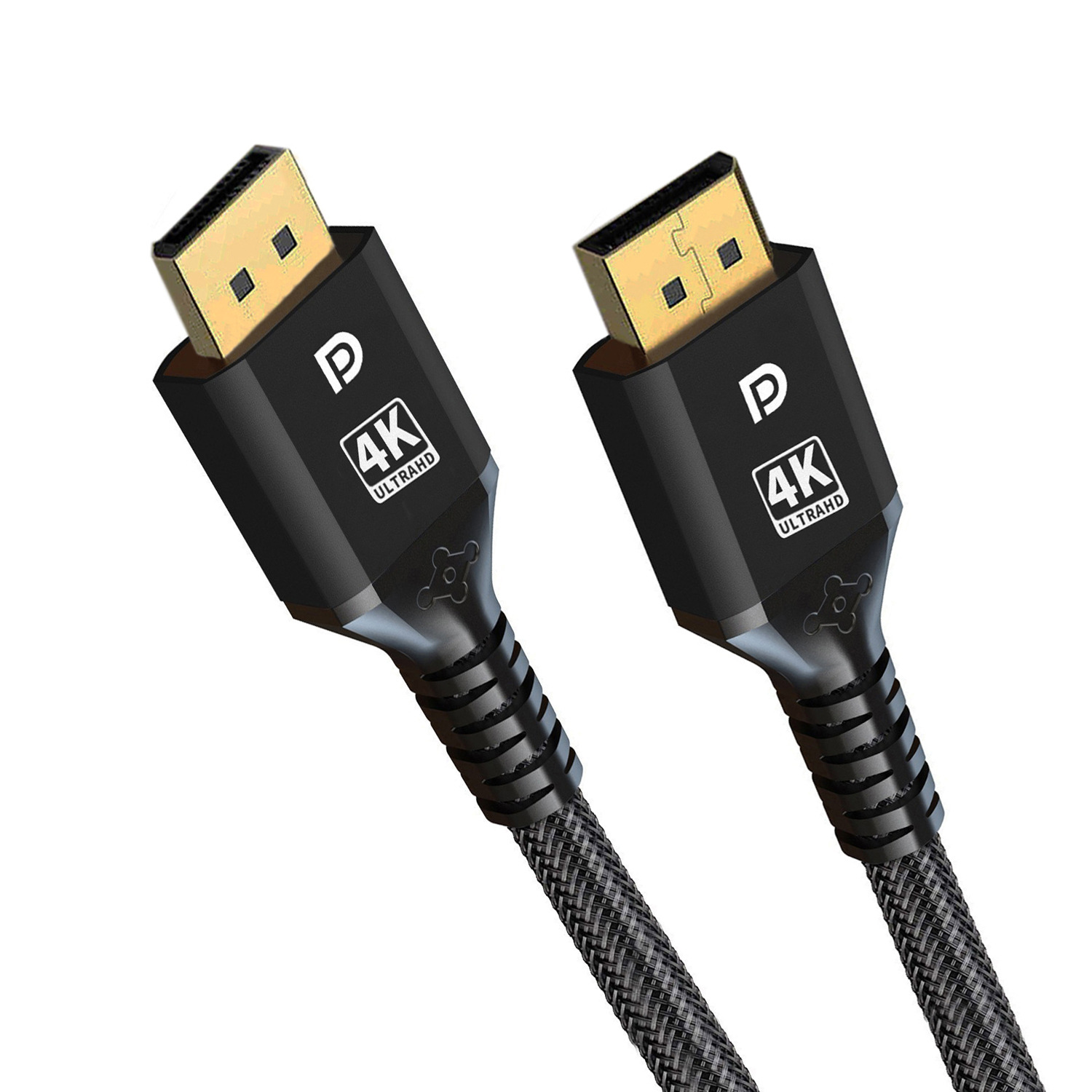 2黑色dp线4k/2k电脑显示器displayport显卡接口