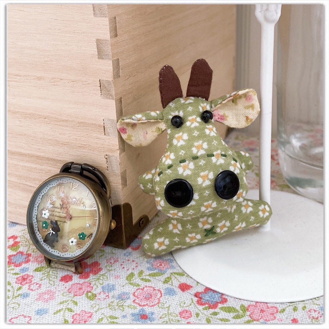 diy材料包新款热卖免裁剪手工小牛布偶手工课培训中心制作材料