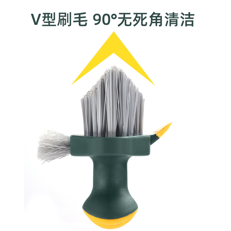 New Gap Brushes Floor Seam Wiper Wash Brush Integrated Bathroom Floor Brush Bathroom Corner Gap Toilet Cleaning Brush