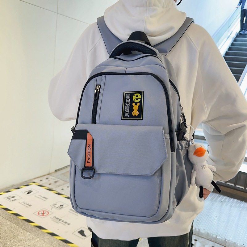 初中男生书包大容量双肩背包高中大学生背包百搭减负背包2024新款