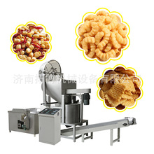 锅巴脆片生产线 油炸食品双螺杆膨化机 黄金米挤压膨化设备