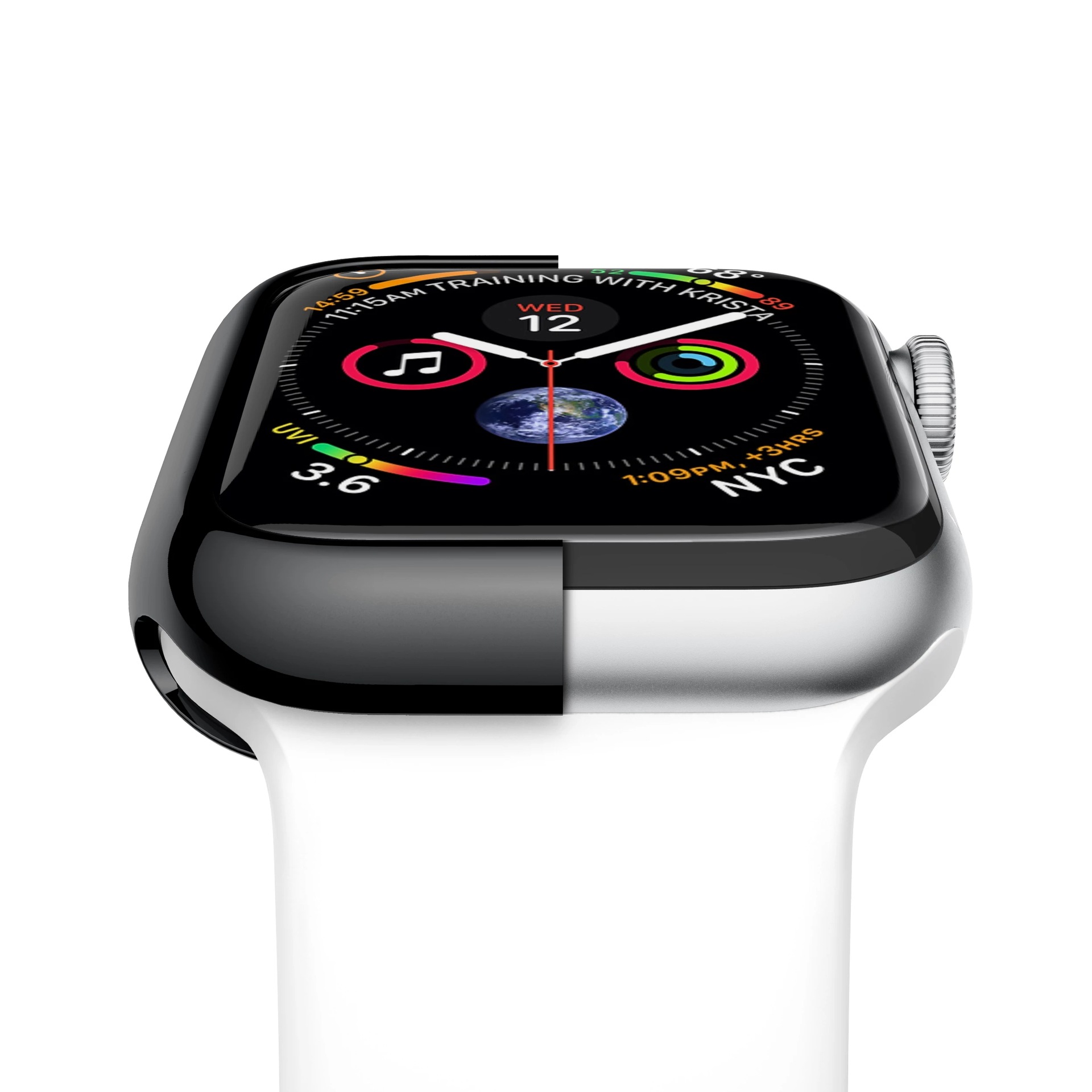 适用苹果tpu电镀表壳保护壳apple iwatch6 5全包保护套苹果手表壳